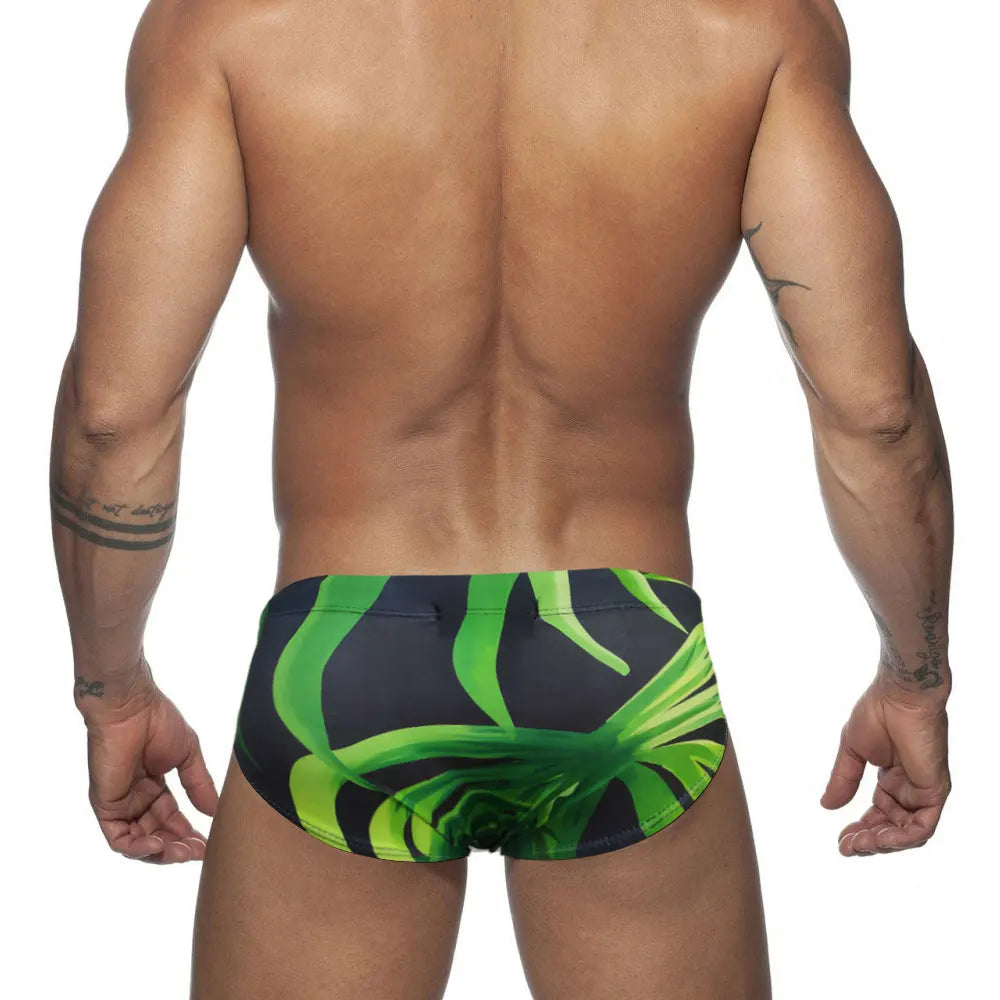 Slip de Bain Homme — Motif Fleurs
