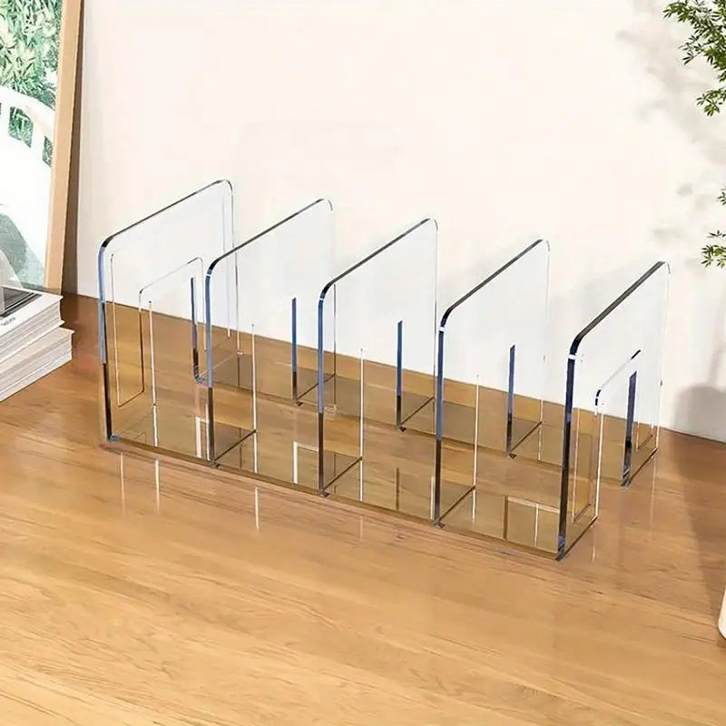 Rack Acrylique 4 Fentes Sacs À Main Placard Transparent — Organiseur Pochettes Dressing