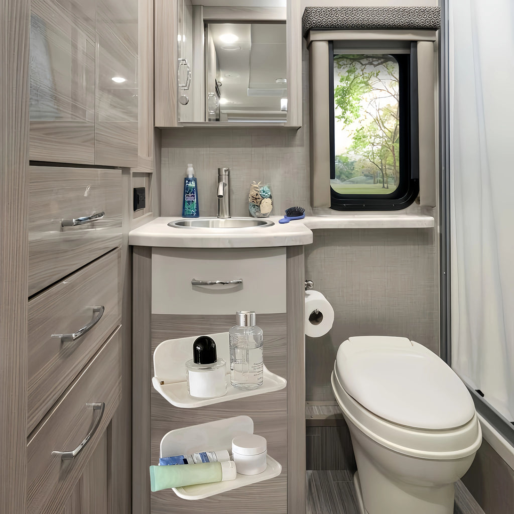 Étagère Murale Pliable — Rangement Gain de Place pour Camping-Car, Caravane & Maison
