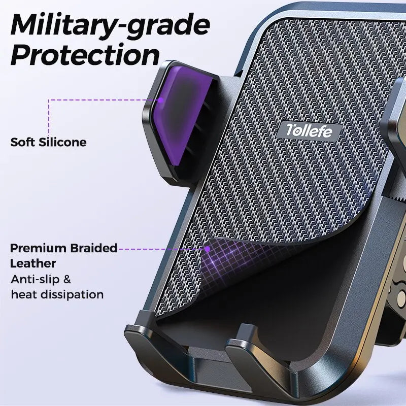 Support Voiture Universel pour Grille d'Aération — Rotation 360° Mains Libres