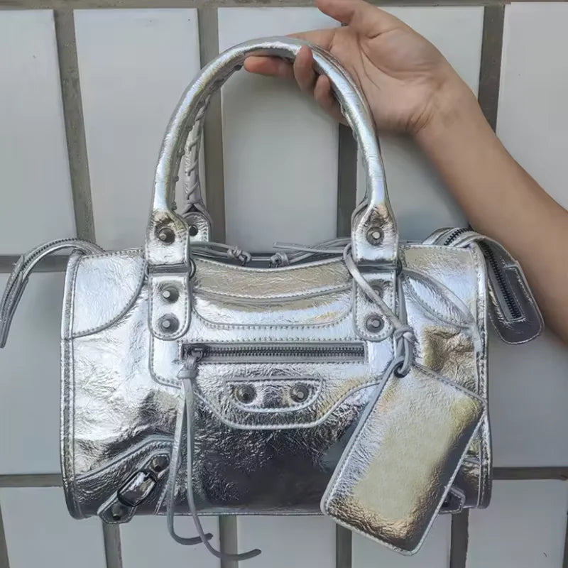Sac À Main Grande Capacité 2026 — Sac Bandoulière & Hobo Femme Style Moto