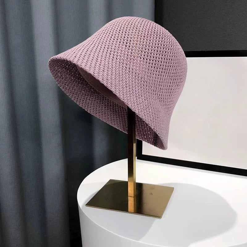 Chapeau Bob Femme Ajouré — Fin et Respirant, Idéal Plage Été