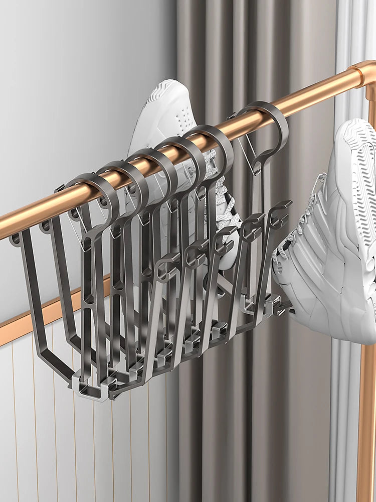 Étendoir Pliable – Balcon, Crochet & Séchage Rapide