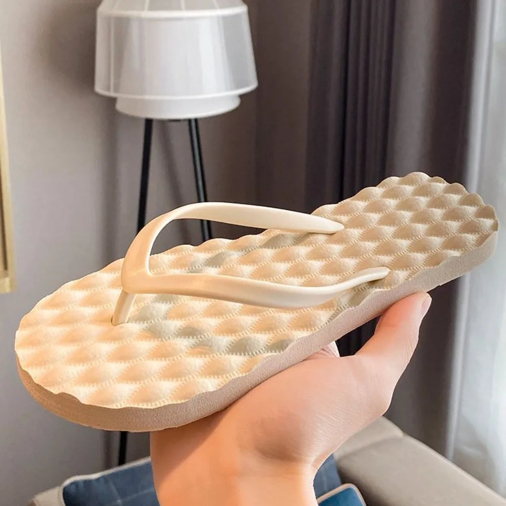 Tongs Plates Massage Lingge Femme – Sandales EVA Plage Multicolore
