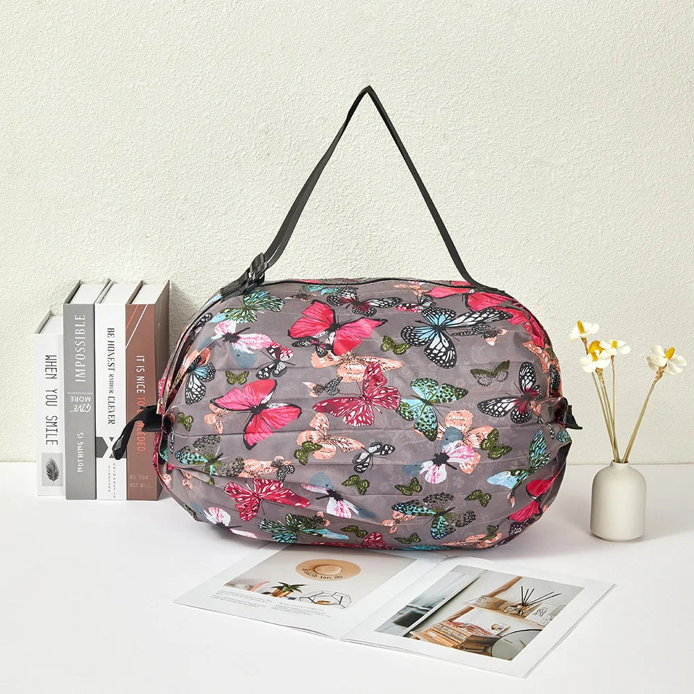 Sac Shopping Pliable Grande Capacité — Tote Bag Nylon Multifonction Plage & Voyage