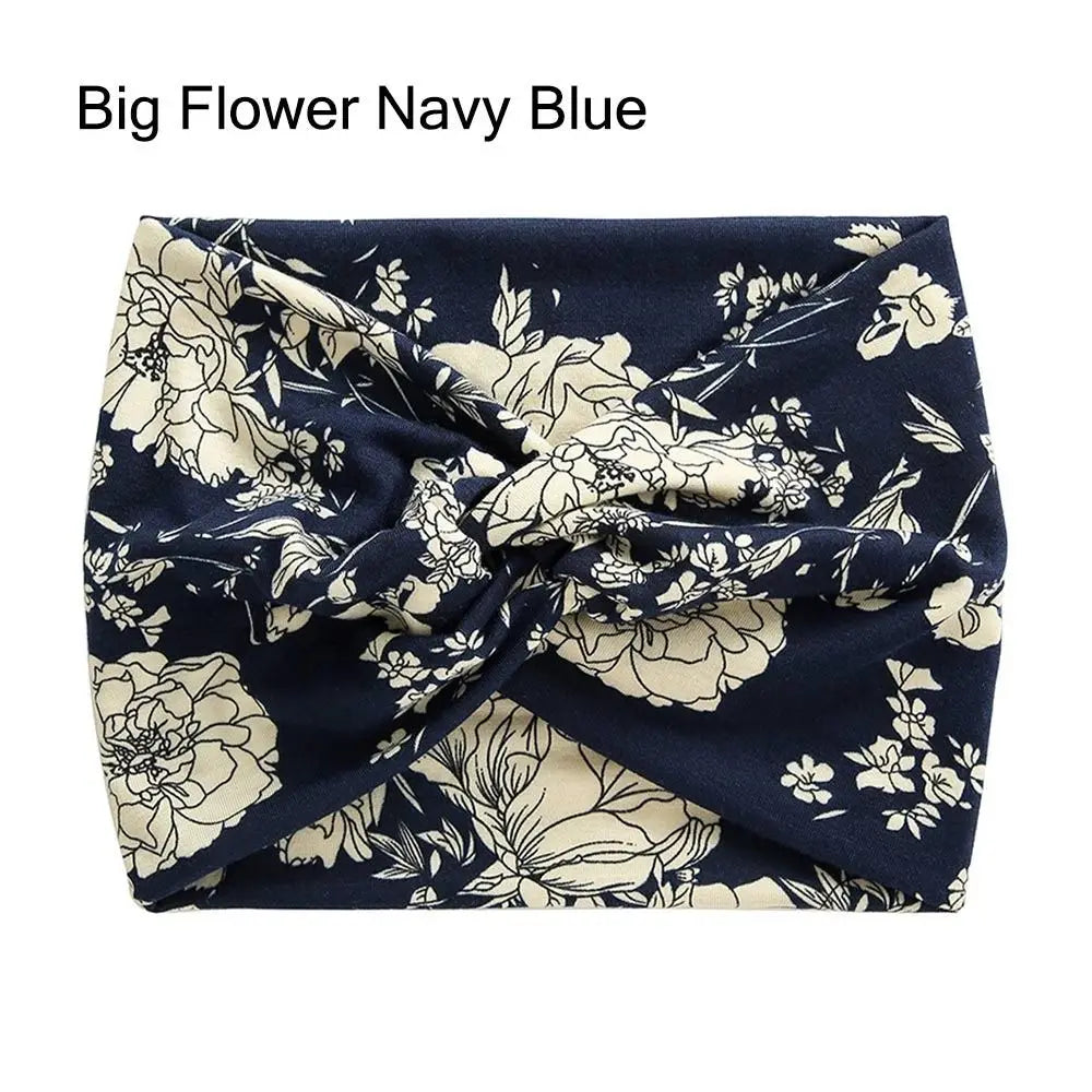 Bandeau Cheveux Torsadé Extra Large — Style Boho, 28 Coloris