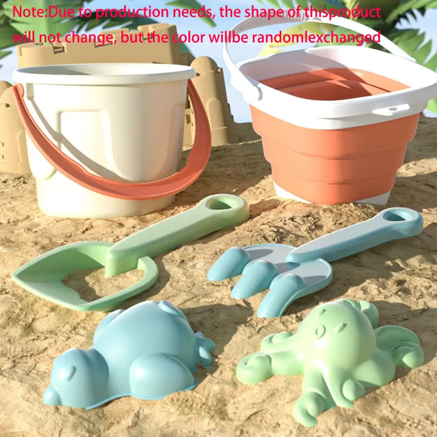 Set de Jouets de Plage Colorés pour Enfants — Seau, Moules & Accessoires Sable