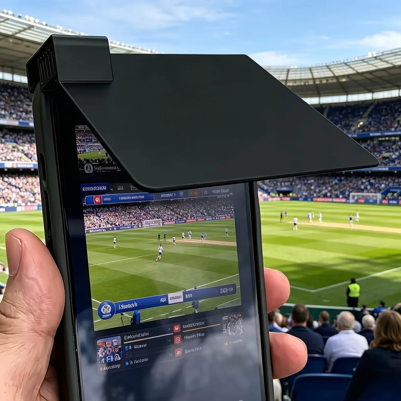 Pare-Soleil pour Téléphone — Écran Lisible en Plein Soleil, Anti-Reflets