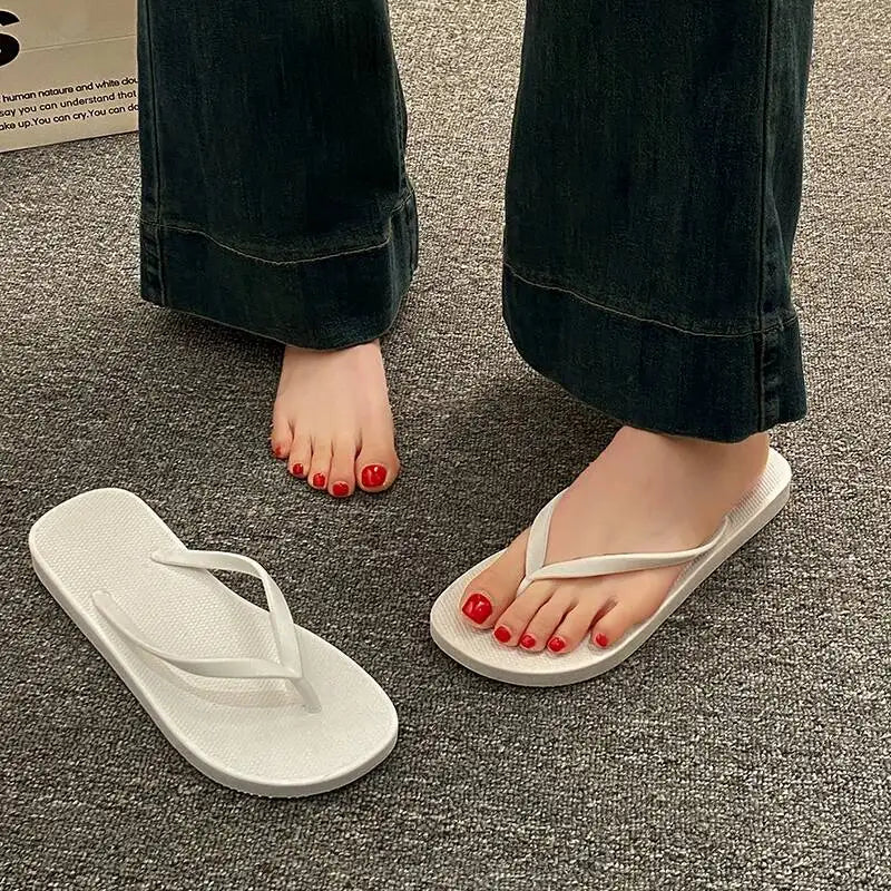 Tongs Couple Imprimé Floral Rétro – Sandales Plage Bout Pince Été 2026