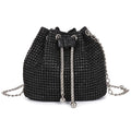 Sac Crossbody Strass & Rhinestone — Pochette Seau Multifonction Femme Soirée