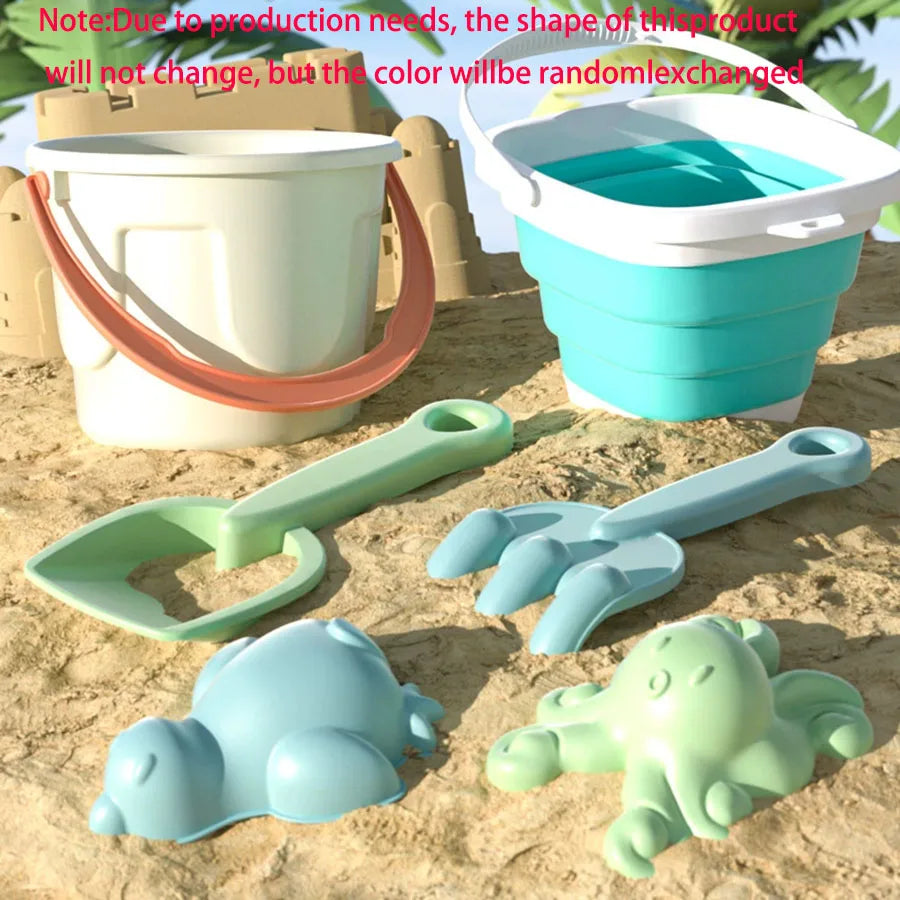 Set de Jouets de Plage Colorés pour Enfants — Seau, Moules & Accessoires Sable