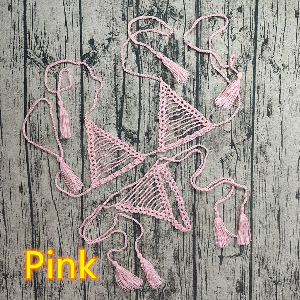 Bikini Crochet Fait Main — Maillot de Plage Femme