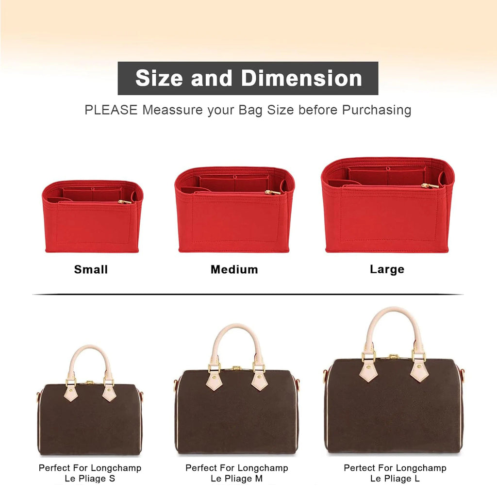 Organisateur de Sac en Feutre — Insert pour Speedy 25/30/35 & Neverfull
