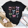 T-Shirt Nœuds Pastel — Haut Femme Doux & Romantique