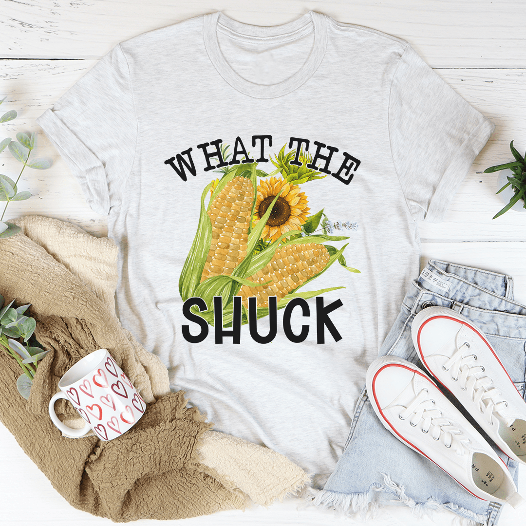 T-Shirt ‘What The Shuck’ — Haut Femme Humour Plage