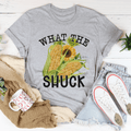 T-Shirt ‘What The Shuck’ — Haut Femme Humour Plage