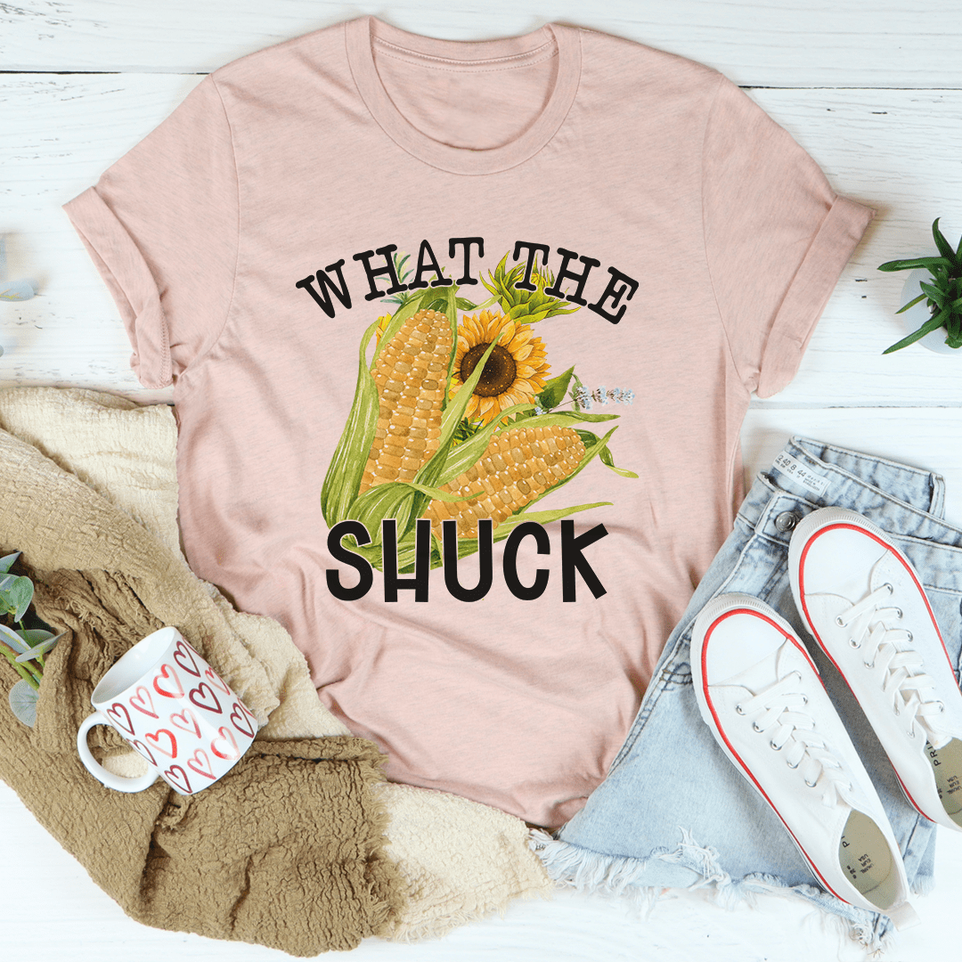 T-Shirt ‘What The Shuck’ — Haut Femme Humour Plage